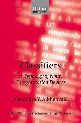 E-Book (pdf) Classifiers von Alexandra Y. Aikhenvald