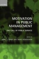 eBook (pdf) Motivation in Public Management de James L. Perry, Annie Hondeghem