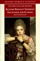 eBook (pdf) School for Scandal and Other Plays de Unknown