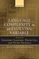 eBook (pdf) Language Complexity as an Evolving Variable de SAMPSON GEOFFREY