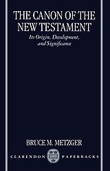 eBook (pdf) The Canon of the New Testament de Bruce M. Metzger