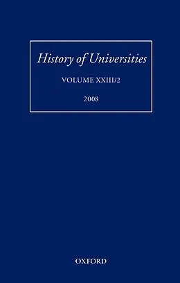 E-Book (pdf) History of Universities von FEINGOLD MORDECHAI