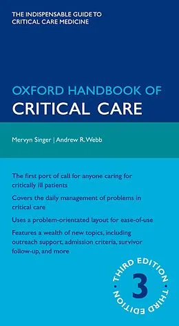 E-Book (pdf) Oxford Handbook of Critical Care von Mervyn Singer, Andrew Webb