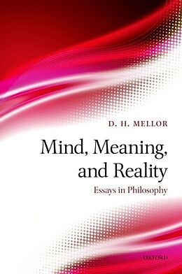 E-Book (pdf) Mind, Meaning, and Reality von D. H. Mellor