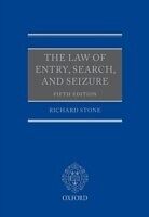 eBook (pdf) Law of Entry, Search, and Seizure de Richard Stone