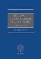 eBook (epub) Law of Entry, Search, and Seizure de Richard Stone