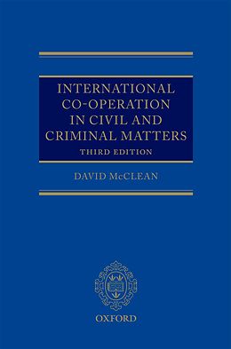 E-Book (epub) International Co-operation in Civil and Criminal Matters von David Mcclean