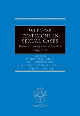 E-Book (pdf) Witness Testimony in Sexual Cases von 