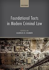 eBook (epub) Foundational Texts in Modern Criminal Law de 