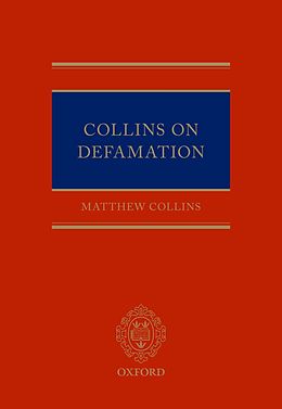 eBook (epub) Collins On Defamation de Matthew Collins
