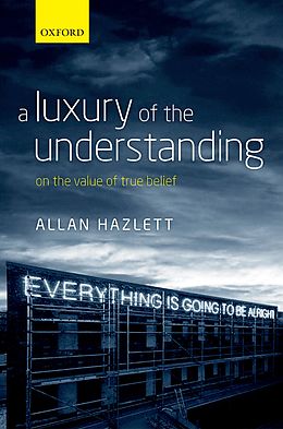 eBook (pdf) A Luxury of the Understanding de Allan Hazlett