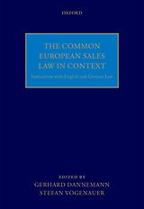 eBook (pdf) The Common European Sales Law in Context de 