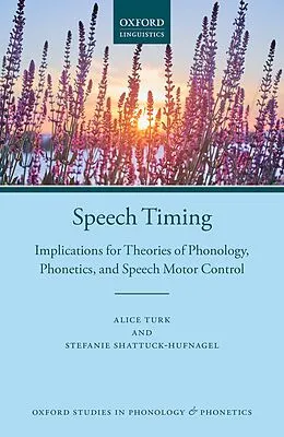 E-Book (pdf) Speech Timing von Alice Turk, Stefanie Shattuck-Hufnagel