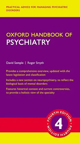 E-Book (epub) Oxford Handbook of Psychiatry von David Semple, Roger Smyth