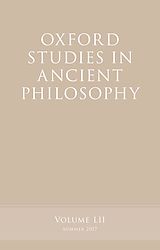 eBook (epub) Oxford Studies in Ancient Philosophy, Volume 52 de 