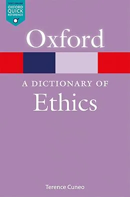 E-Book (epub) A Dictionary of Ethics von Terence Cuneo