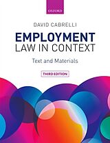 E-Book (epub) Employment Law in Context von David Cabrelli