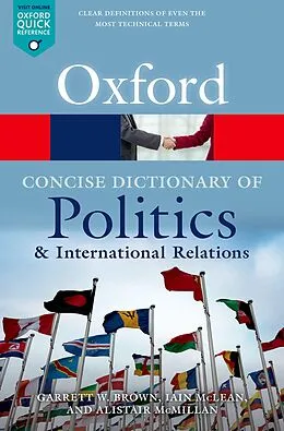 E-Book (epub) The Concise Oxford Dictionary of Politics and International Relations von Garrett W Brown, Iain Mclean, Alistair McMillan