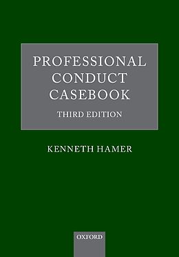 eBook (pdf) Professional Conduct Casebook de Kenneth Hamer