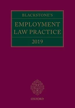 E-Book (epub) Blackstone's Employment Law Practice 2019 von Gavin Mansfield Qc, David Reade Qc, Catherine Taylor