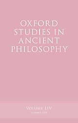 eBook (pdf) Oxford Studies in Ancient Philosophy, Volume 54 de 