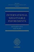 PDF International Negotiable Instruments von Benjamin Geva, Sagi Peari