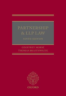 eBook (epub) Partnership and LLP Law de Geoffrey Morse, Thomas Braithwaite