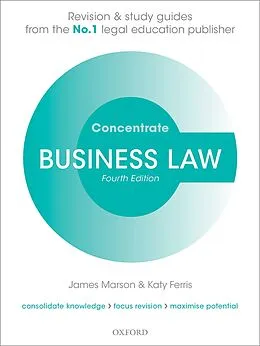 E-Book (epub) Business Law Concentrate von James Marson, Katy Ferris