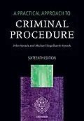 E-Book (epub) A Practical Approach to Criminal Procedure von John Sprack, Michael Engelhardt-Sprack