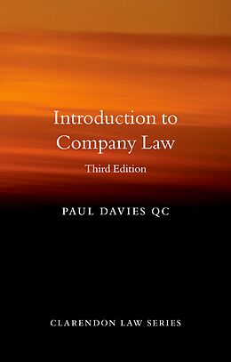 E-Book (pdf) Introduction to Company Law von Paul Davies