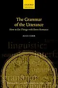 E-Book (pdf) The Grammar of the Utterance von Alice Corr