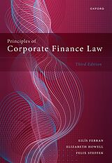 eBook (pdf) Principles of Corporate Finance Law de Eilís Ferran, Elizabeth Howell, Felix Steffek