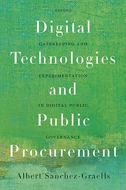 E-Book (pdf) Digital Technologies and Public Procurement von Albert Sanchez-Graells