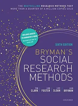 E-Book (epub) Bryman's Social Research Methods von Tom Clark, Liam Foster, Luke Sloan