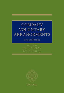 eBook (pdf) Company Voluntary Arrangements de Elaine Nolan, Tom Smith