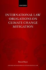 eBook (pdf) International Law Obligations on Climate Change Mitigation de Benoit Mayer