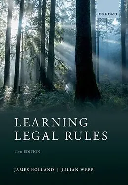 E-Book (epub) Learning Legal Rules von James Holland, Julian Webb