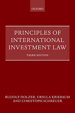 eBook (pdf) Principles of International Investment Law de Rudolf Dolzer, Ursula Kriebaum, Christoph Schreuer