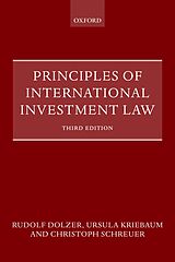 eBook (epub) Principles of International Investment Law de Rudolf Dolzer, Ursula Kriebaum, Christoph Schreuer