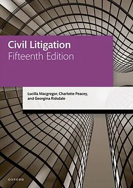 E-Book (epub) Civil Litigation von Lucilla Macgregor, Charlotte Peacey, Georgina Ridsdale