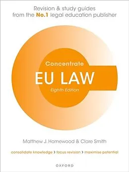 E-Book (epub) EU Law Concentrate von Matthew Homewood, Clare Smith