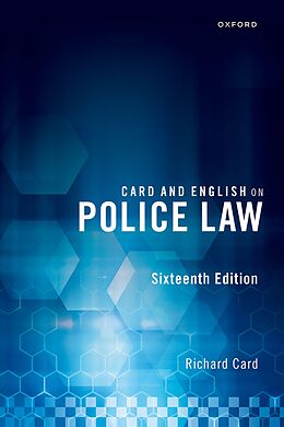 eBook (pdf) Card and English on Police Law de Richard Card