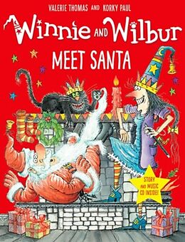  Winnie and Wilbur Meet Santa with audio CD de Valerie Thomas