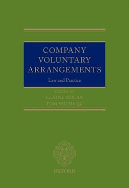 Livre Relié Company Voluntary Arrangements de Elaine (Restructuring Partner, Restructurin Nolan