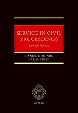 Fester Einband Service in Civil Proceedings von Daniel Edmonds, Sarah Tulip