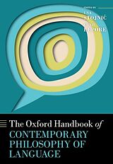 Livre Relié The Oxford Handbook of Contemporary Philosophy of Language de Una (Princeton University) Lepore, Ernie Stojnic