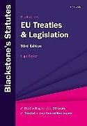 Couverture cartonnée Blackstone's EU Treaties & Legislation de Nigel Foster