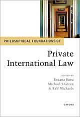 Livre Relié Philosophical Foundations of Private International Law de 