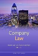Couverture cartonnée Company Law de Alan Dignam, John Lowry