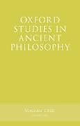 Livre Relié Oxford Studies in Ancient Philosophy de Rachana Kamtekar